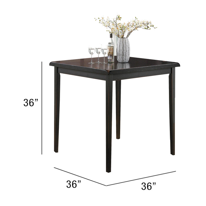 Gaucho Square 36"L 5 Pieces Pack Counter Height Table Set