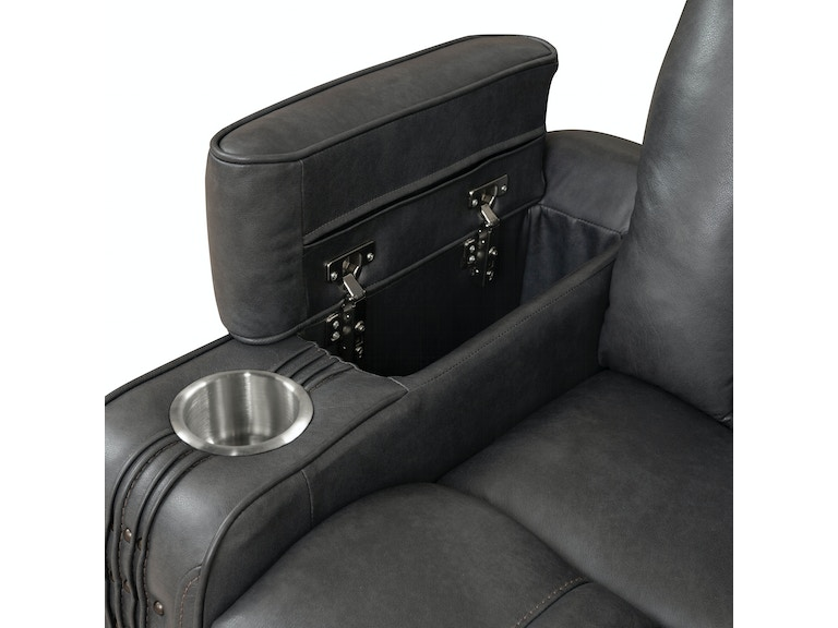 Pulaski Power Reclining & Headrest Leather Match Love Seat