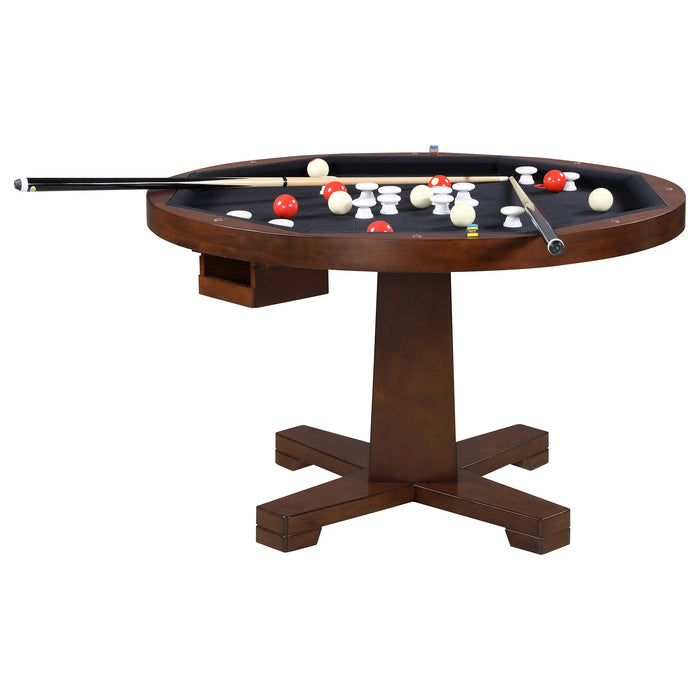 Coaster Marietta Game Table Set Tobacco and Tan Default Title