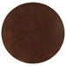 Coaster Marietta Round Wooden Game Table Tobacco Default Title