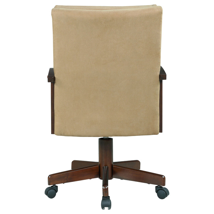 Coaster Marietta Upholstered Game Chair Tobacco and Tan Default Title