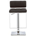 Coaster Alameda Adjustable Bar Stool Chrome and Black Default Title