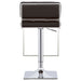 Coaster Alameda Adjustable Bar Stool Chrome and Black Default Title