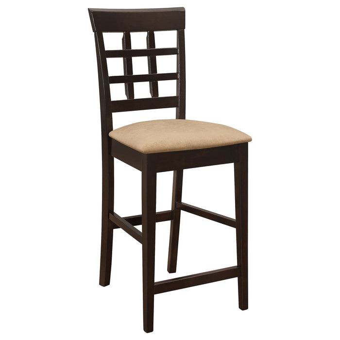 Coaster Gabriel Square Counter Height Dining Set Cappuccino Set of 9