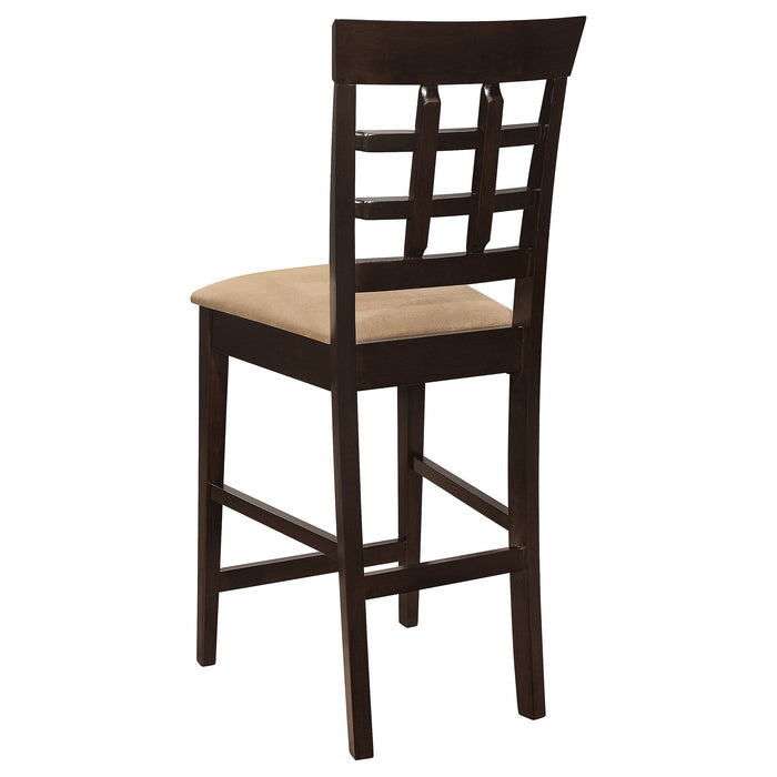 Coaster Gabriel Square Counter Height Dining Set Cappuccino Set of 9