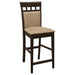 Coaster Gabriel Square Counter Height Dining Set Cappuccino Set of 9