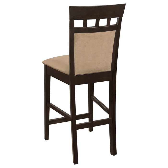 Coaster Gabriel Square Counter Height Dining Set Cappuccino Set of 9