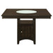 Coaster Gabriel Square Counter Height Dining Table Cappuccino Default Title