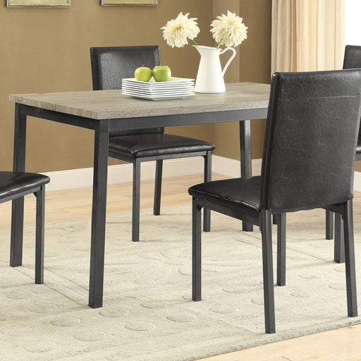 Coaster Garza Rectangular Dining Table Black Default Title