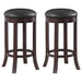 Coaster Aboushi Swivel Bar Stools with Upholstered Seat Brown (Set of 2) Standard