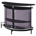 Coaster Amarillo 2-tier Bar Unit White and Chrome Black