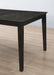 Coaster Louise Rectangular Dining Table with Extension Leaf Black Default Title