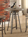 Coaster Bartlett Adjustable Swivel Bar Table Brushed Nutmeg Default Title