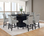 Coaster Stanton Dining Set Black and Grey Set of 9