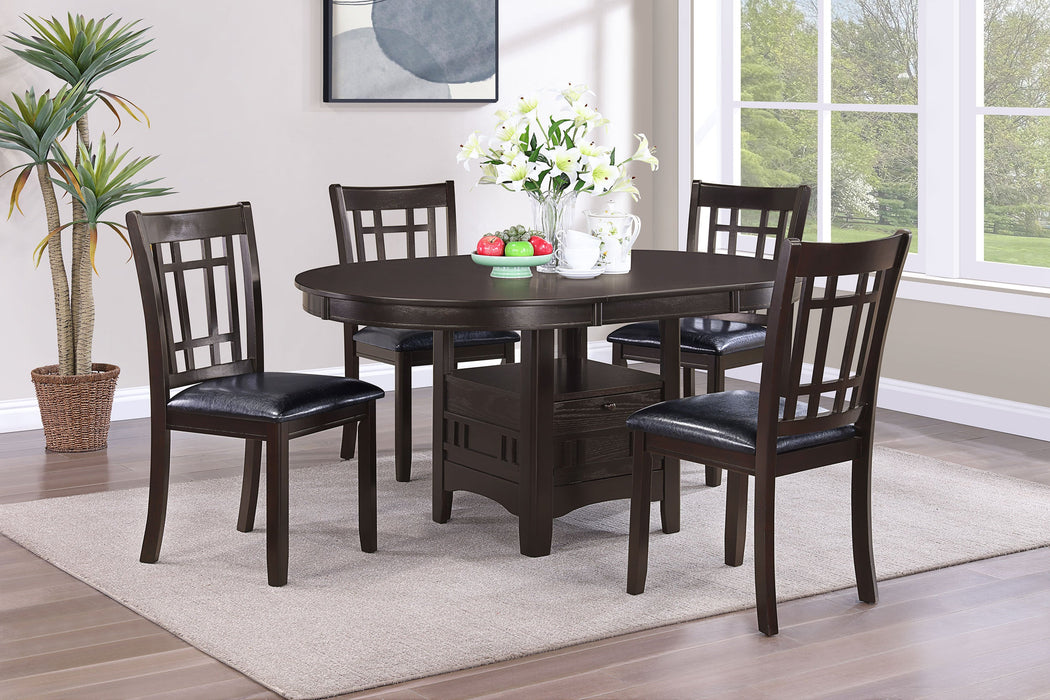 Coaster Lavon Dining Room Set Espresso and Black Default Title