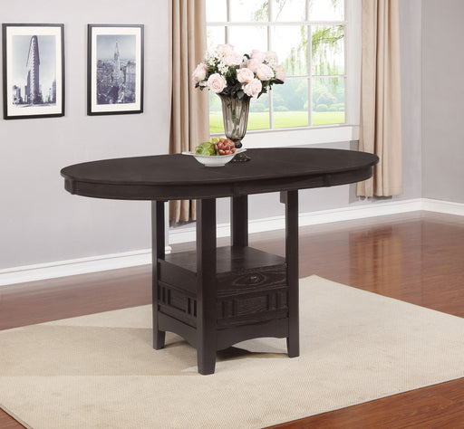 Coaster Lavon Oval Counter Height Table Espresso Default Title