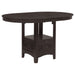 Coaster Lavon Oval Counter Height Table Espresso Default Title