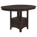 Coaster Lavon Oval Counter Height Table Espresso Default Title