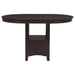 Coaster Lavon Oval Counter Height Table Espresso Default Title