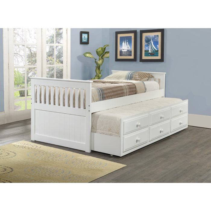 Twin Mission Captains Trundle Bed