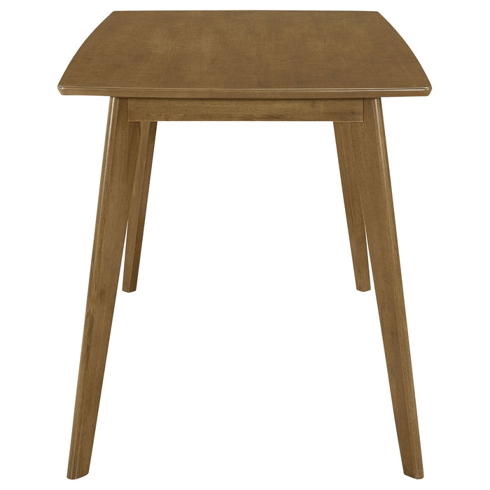 Coaster Kersey Dining Table with Angled Legs Chestnut Default Title