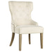 Coaster Baney Tufted Upholstered Dining Chair Beige Beige