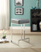 Coaster Gervase Square Bar Stool Grey and Chrome Counter Height