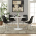 Coaster Lowry Round Dining Table White Default Title