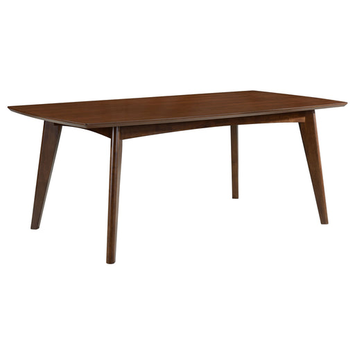 Coaster Malone Rectangular Dining Table Dark Walnut Default Title