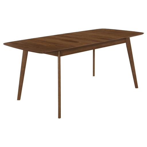 Coaster Redbridge Butterfly Leaf Dining Table Natural Walnut Default Title