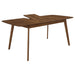 Coaster Redbridge Butterfly Leaf Dining Table Natural Walnut Default Title