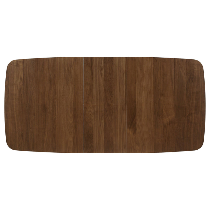 Coaster Redbridge Butterfly Leaf Dining Table Natural Walnut Default Title