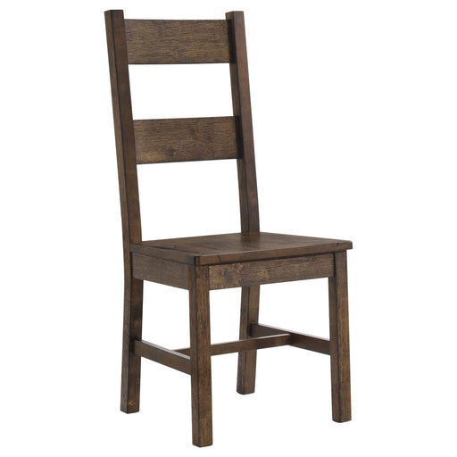 Coaster Coleman Dining Side Chairs Rustic Golden Brown (Set of 2) Default Title