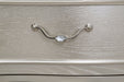 Coaster Evangeline 4-drawer Sideboard Server with Faux Diamond Trim Silver Oak Default Title