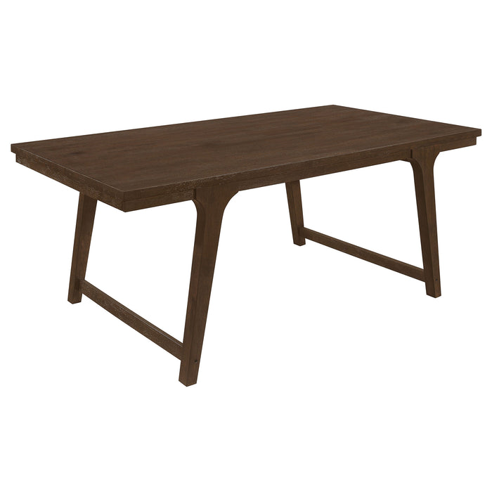 Coaster Reynolds Rectangular Dining Table Brown Oak Default Title