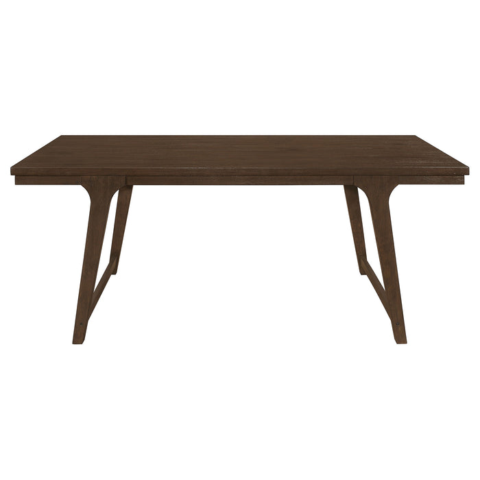 Coaster Reynolds Rectangular Dining Table Brown Oak Default Title