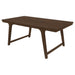 Coaster Reynolds Rectangular Dining Table Brown Oak Default Title