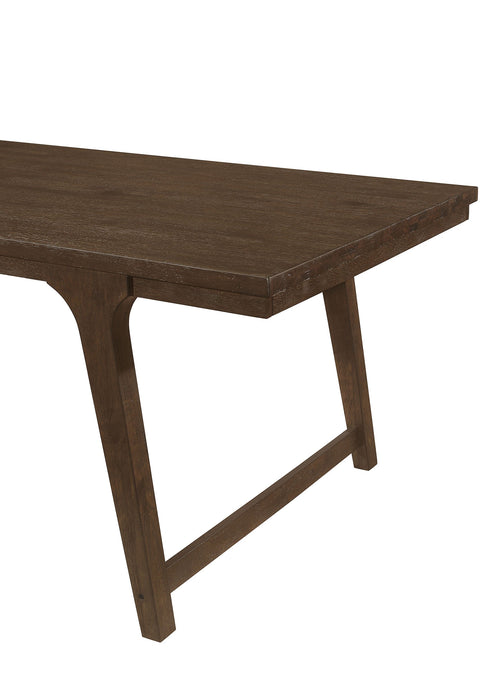 Coaster Reynolds Rectangular Dining Table Brown Oak Default Title