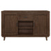 Coaster Reynolds 2-door Dining Sideboard Server Brown Oak Default Title