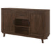 Coaster Reynolds 2-door Dining Sideboard Server Brown Oak Default Title