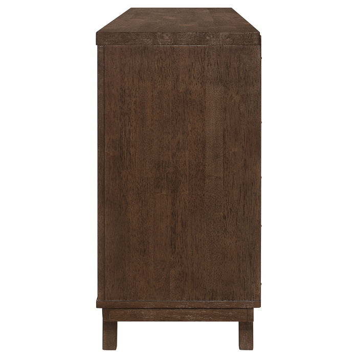 Coaster Reynolds 2-door Dining Sideboard Server Brown Oak Default Title