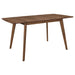 Coaster Alfredo Rectangular Dining Table Natural Walnut Default Title