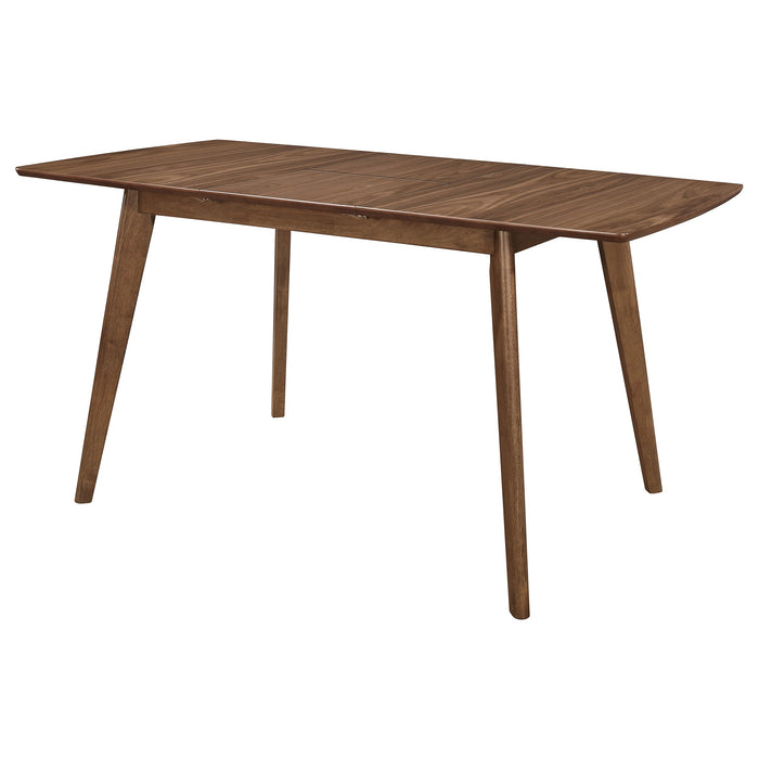 Coaster Alfredo Rectangular Dining Table Natural Walnut Default Title