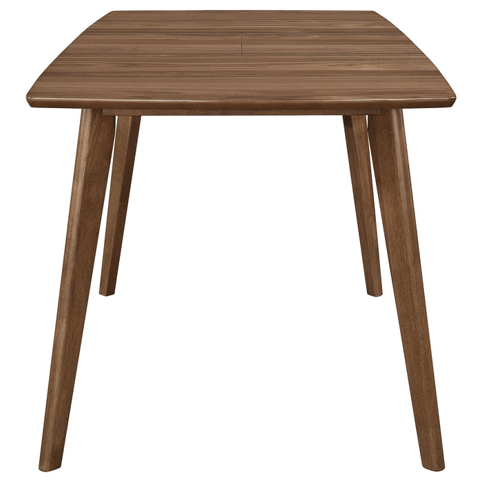 Coaster Alfredo Rectangular Dining Table Natural Walnut Default Title