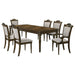 Coaster Willowbrook Rectangular Dining Table Set Walnut Set of 7