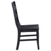 Coaster Newport Ladder Back Dining Side Chair Black (Set of 2) Default Title