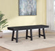 Coaster Newport Trestle Dining Bench Black Default Title