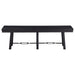 Coaster Newport Trestle Dining Bench Black Default Title