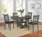 Coaster Lavon Dining Set Medium Grey Default Title