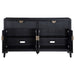 Coaster Brookmead 2-drawer Sideboard Buffet with Storage Cabinet Black Default Title